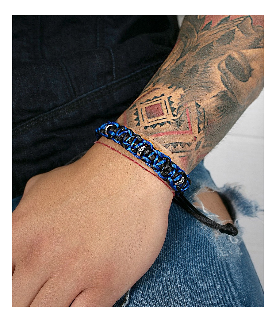 DYLAN BLUE-BLACK (PULSERA)