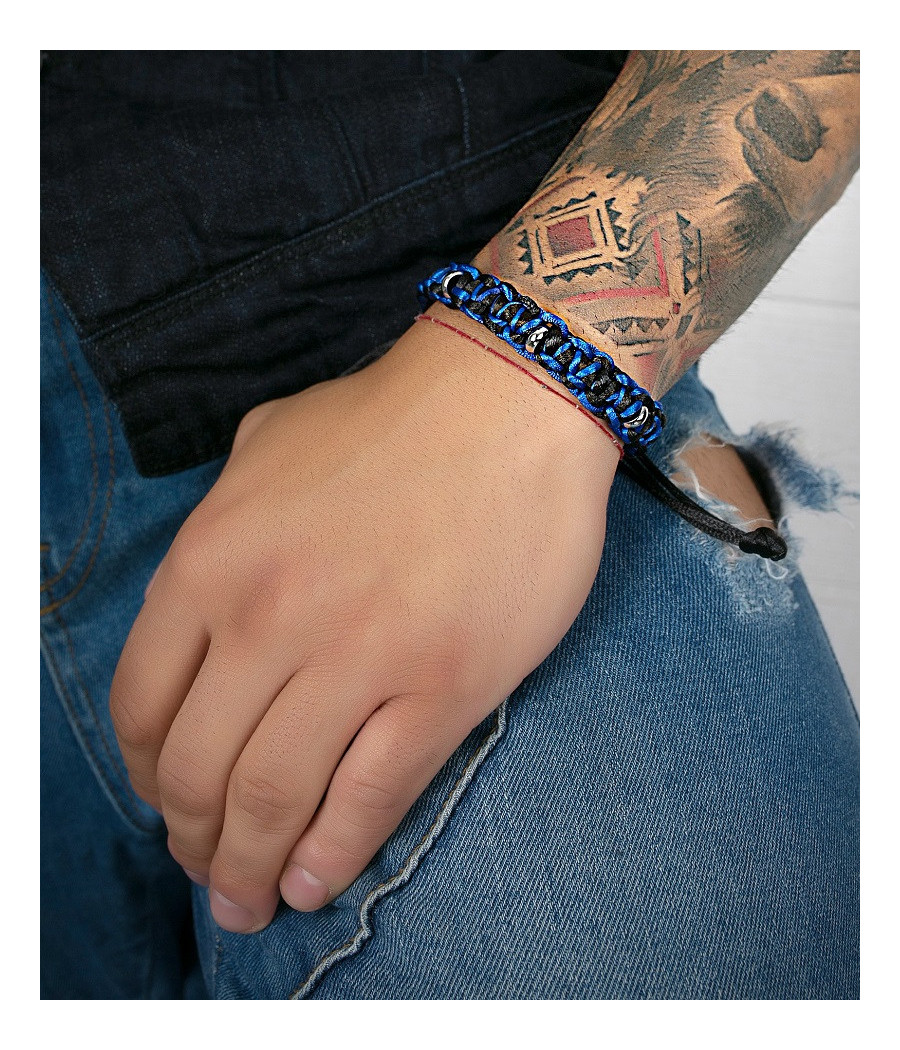 DYLAN BLUE-BLACK (PULSERA)