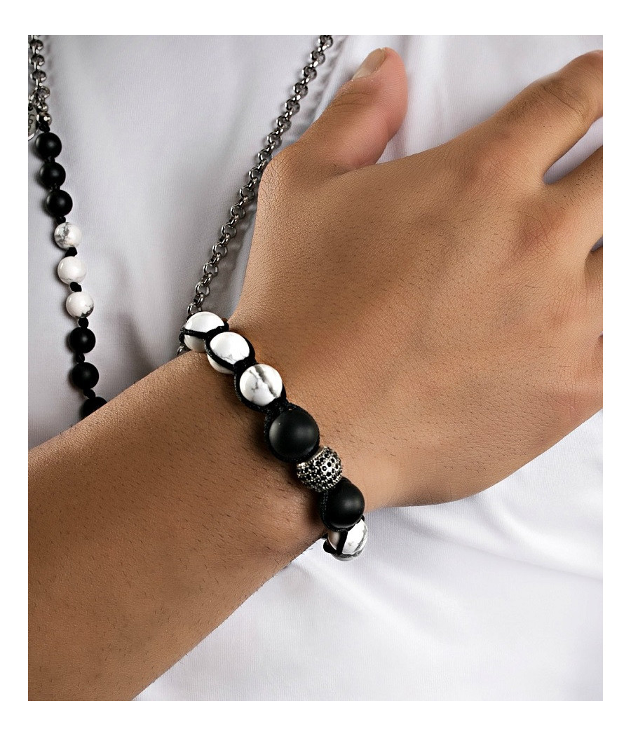 WHITE EMPIRE (PULSERA SHAMBALLA)