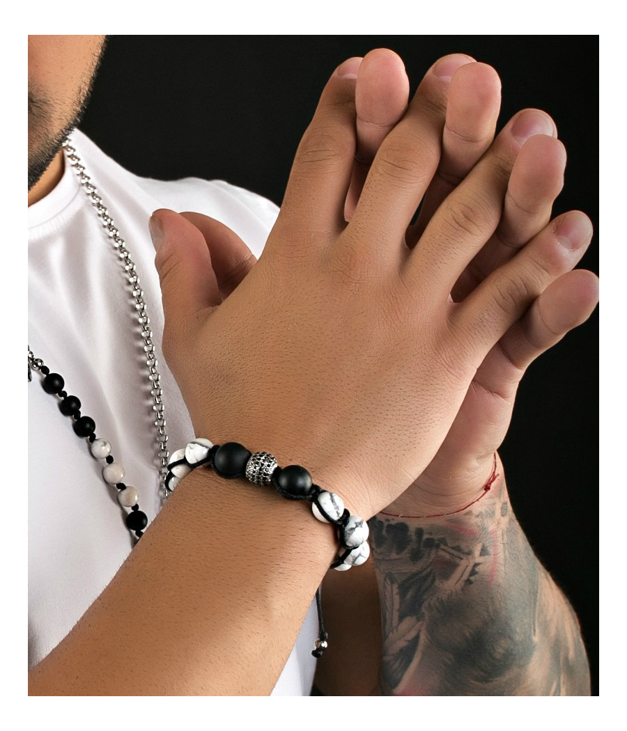 WHITE EMPIRE (PULSERA SHAMBALLA)