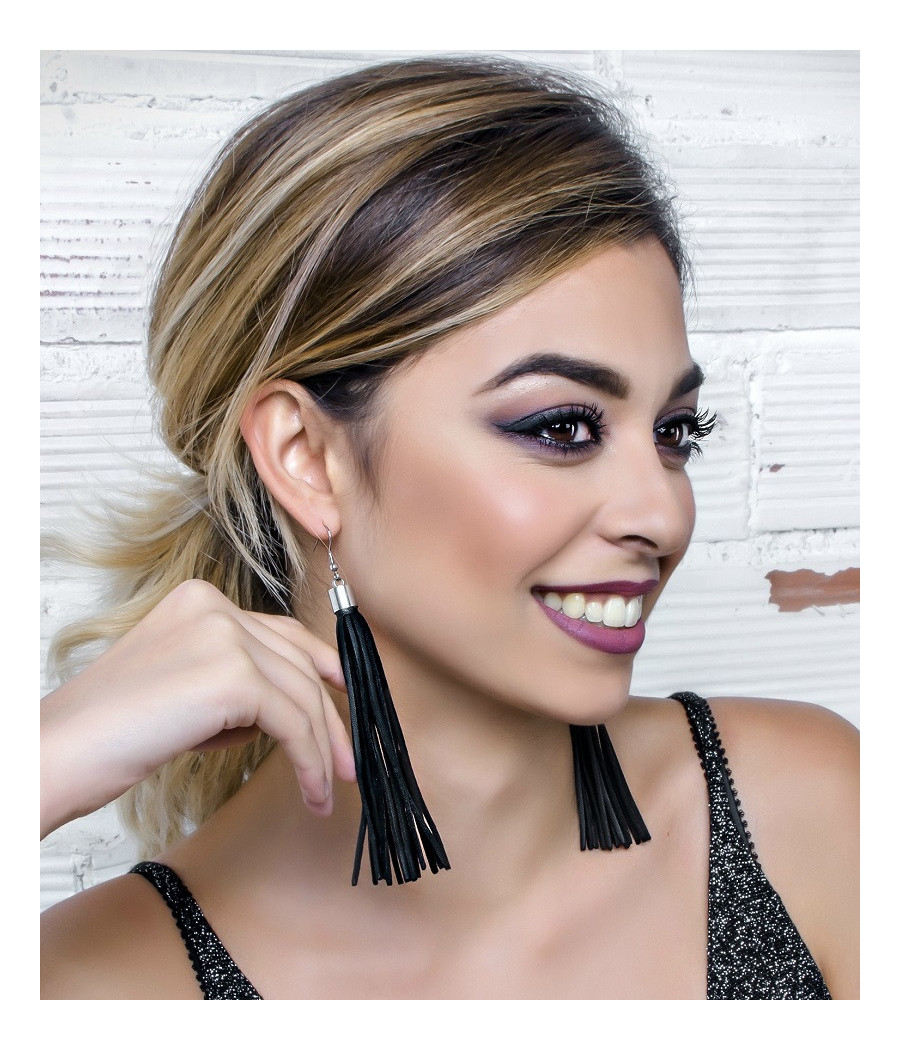 SHARON-BLACK (Earrings)
