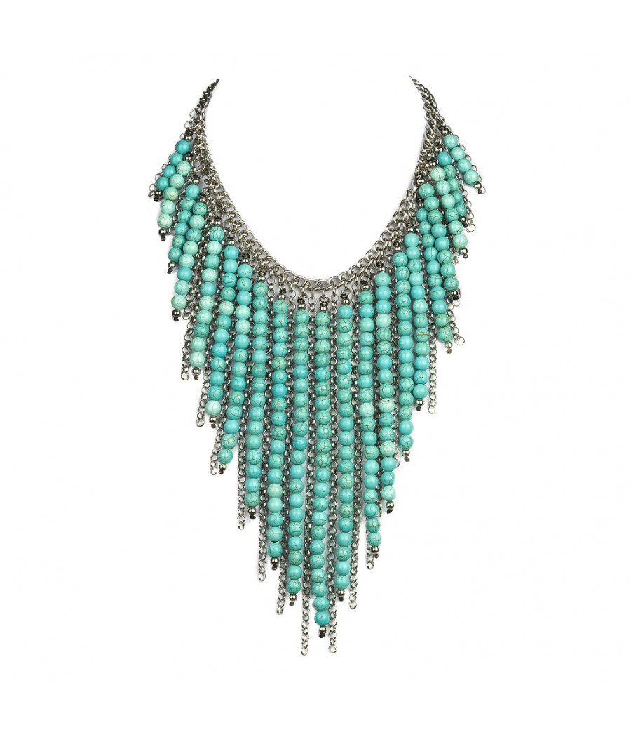 TURQUOIS WATERFALL - MEDIUM (Necklace) (SOLD-OUT)