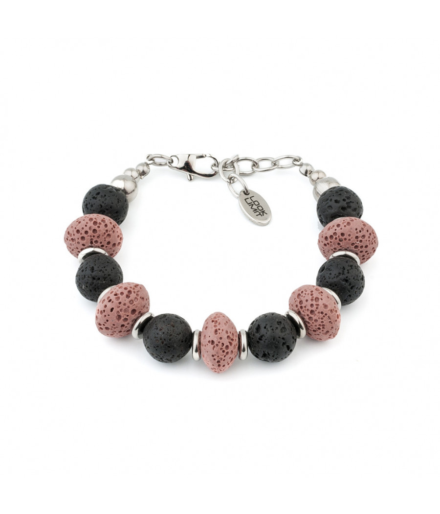 REBEL STONE - PINK (Pulsera)