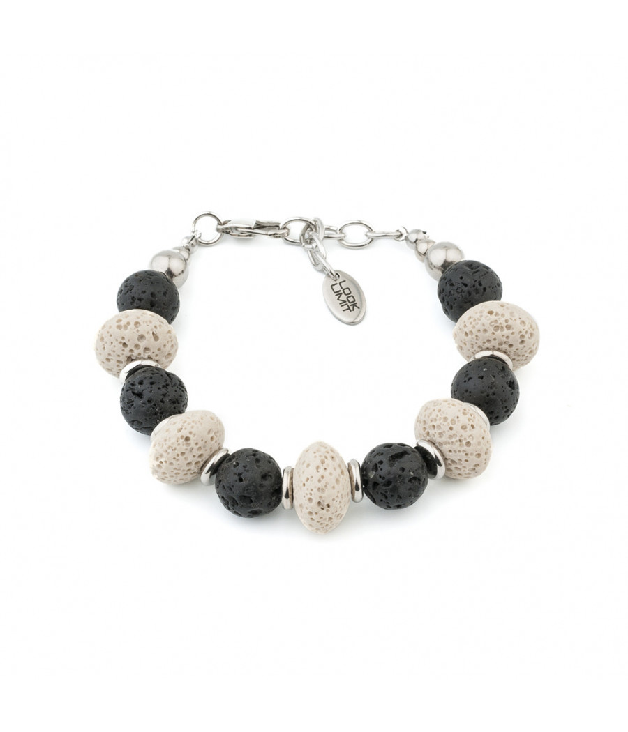 REBEL STONE - BEIGE (Pulsera)