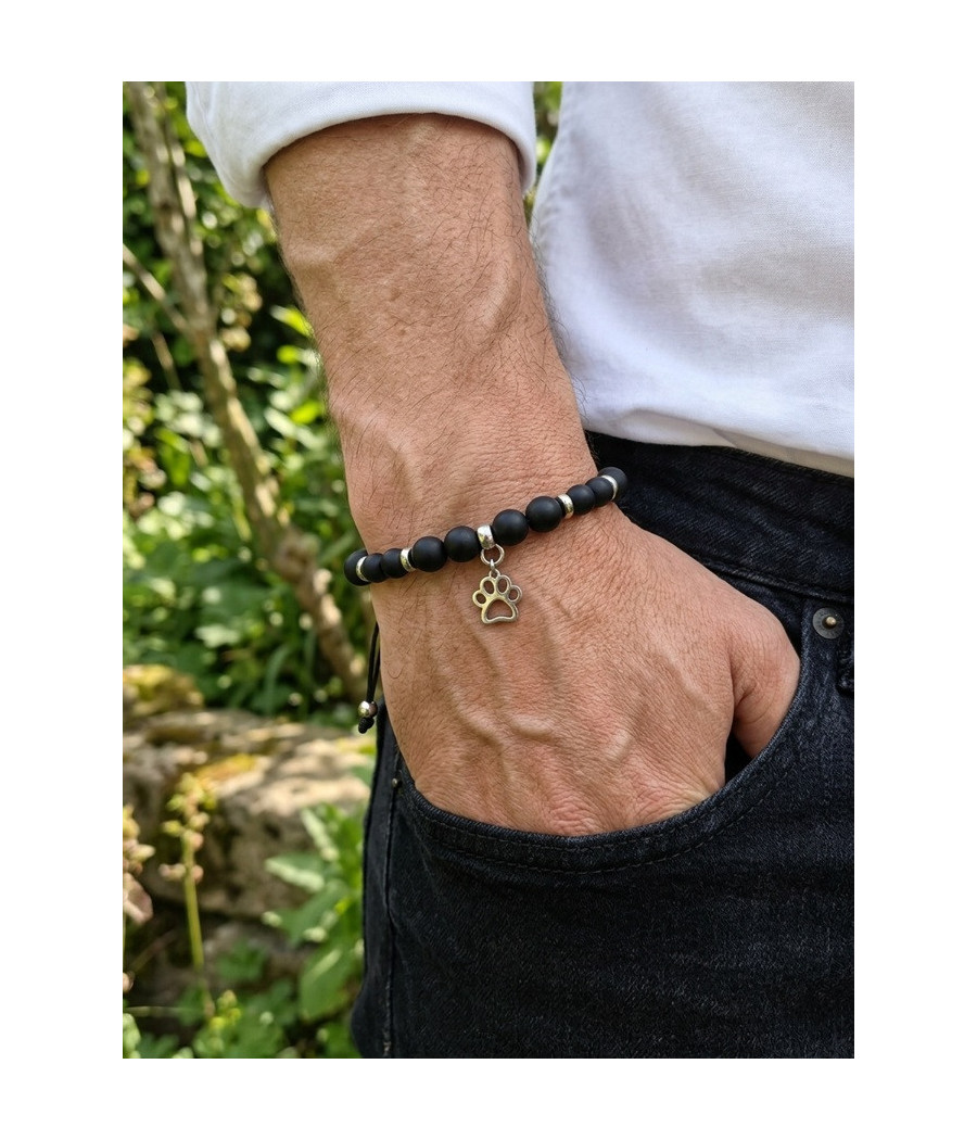 Pulsera Ónix Mate Huella