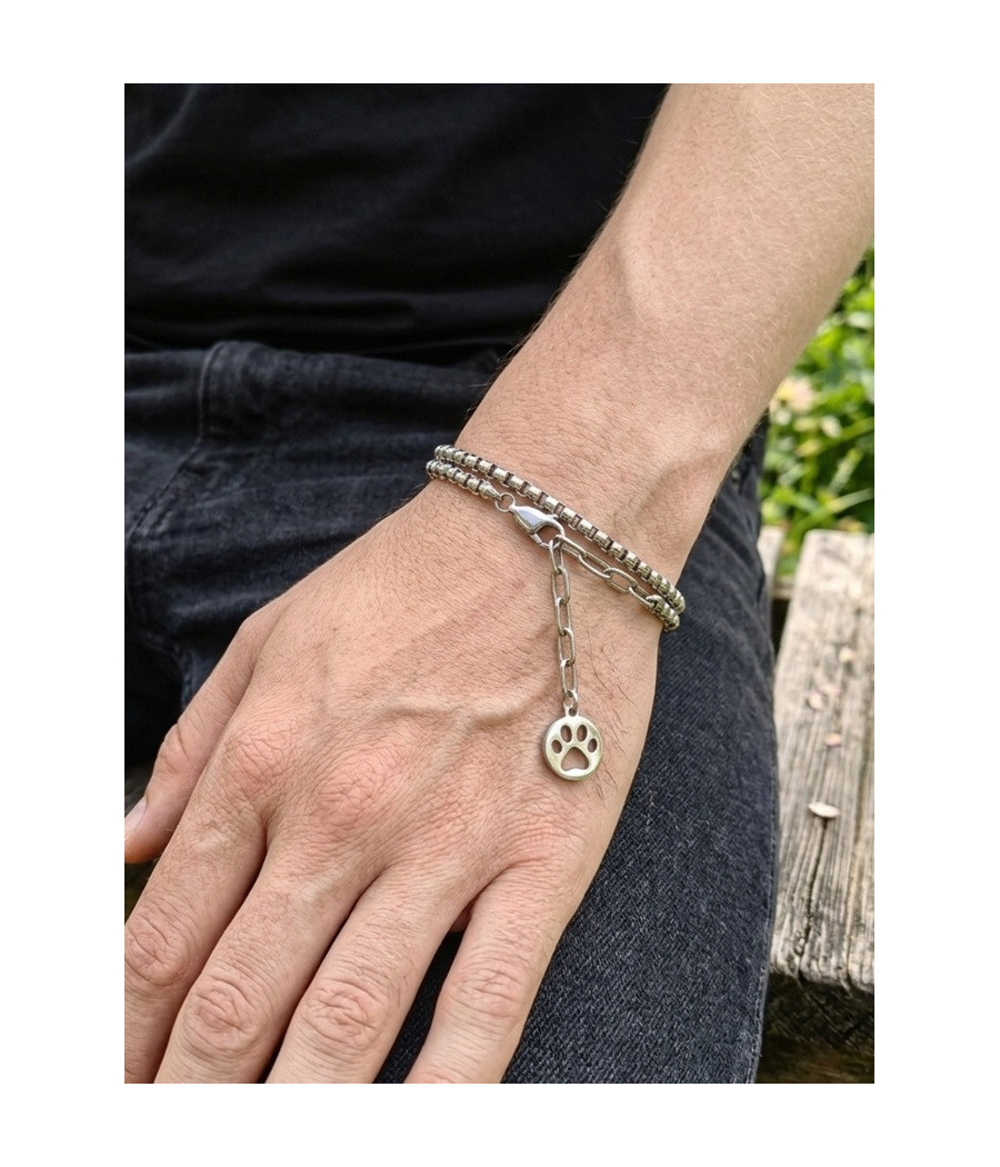Pulsera Enrollable Chapa Huella