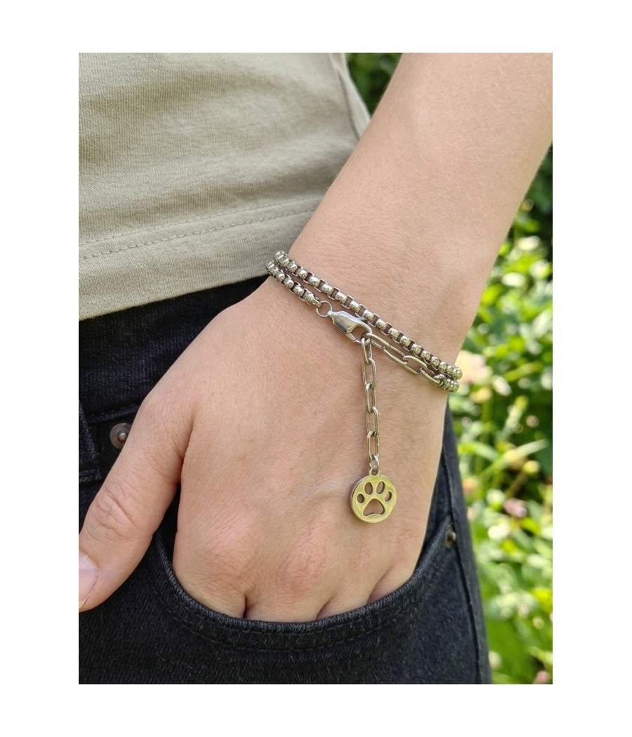 Pulsera Enrollable Chapa Huella