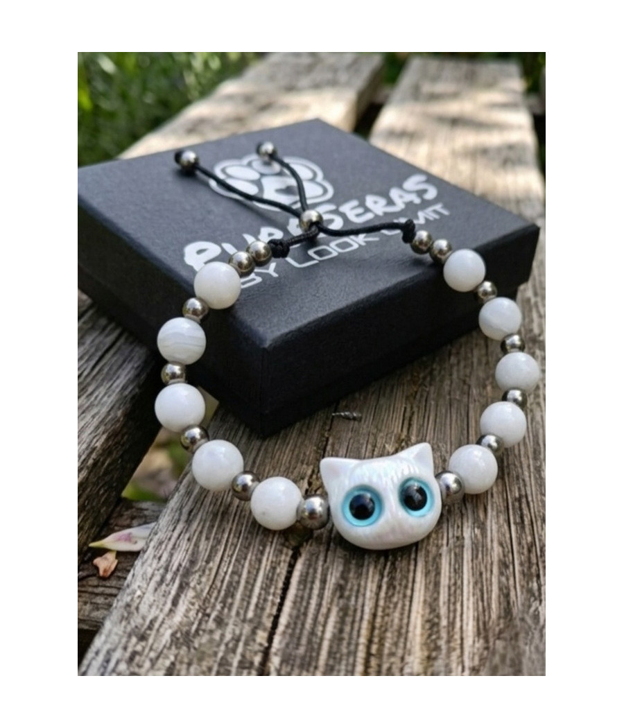 Pulsera Kitty Gemas Naturales