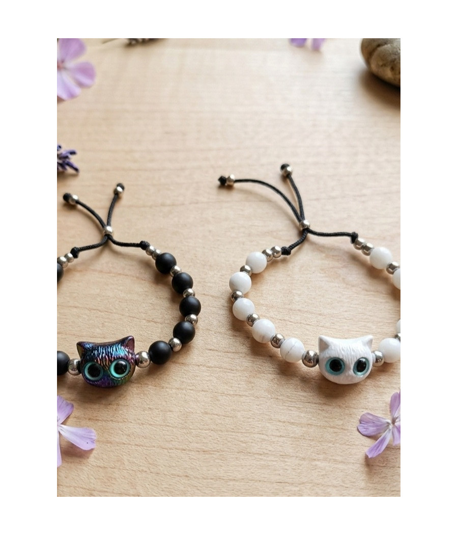 Pulsera Kitty Gemas Naturales