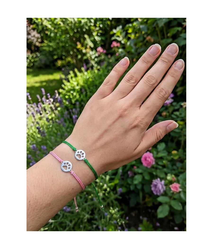 Pulsera Macramé Entrepieza Huella