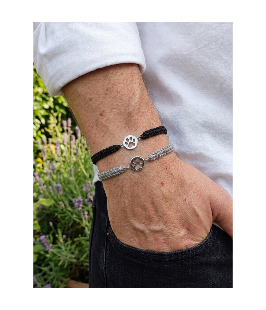 Pulsera Macramé Entrepieza Huella